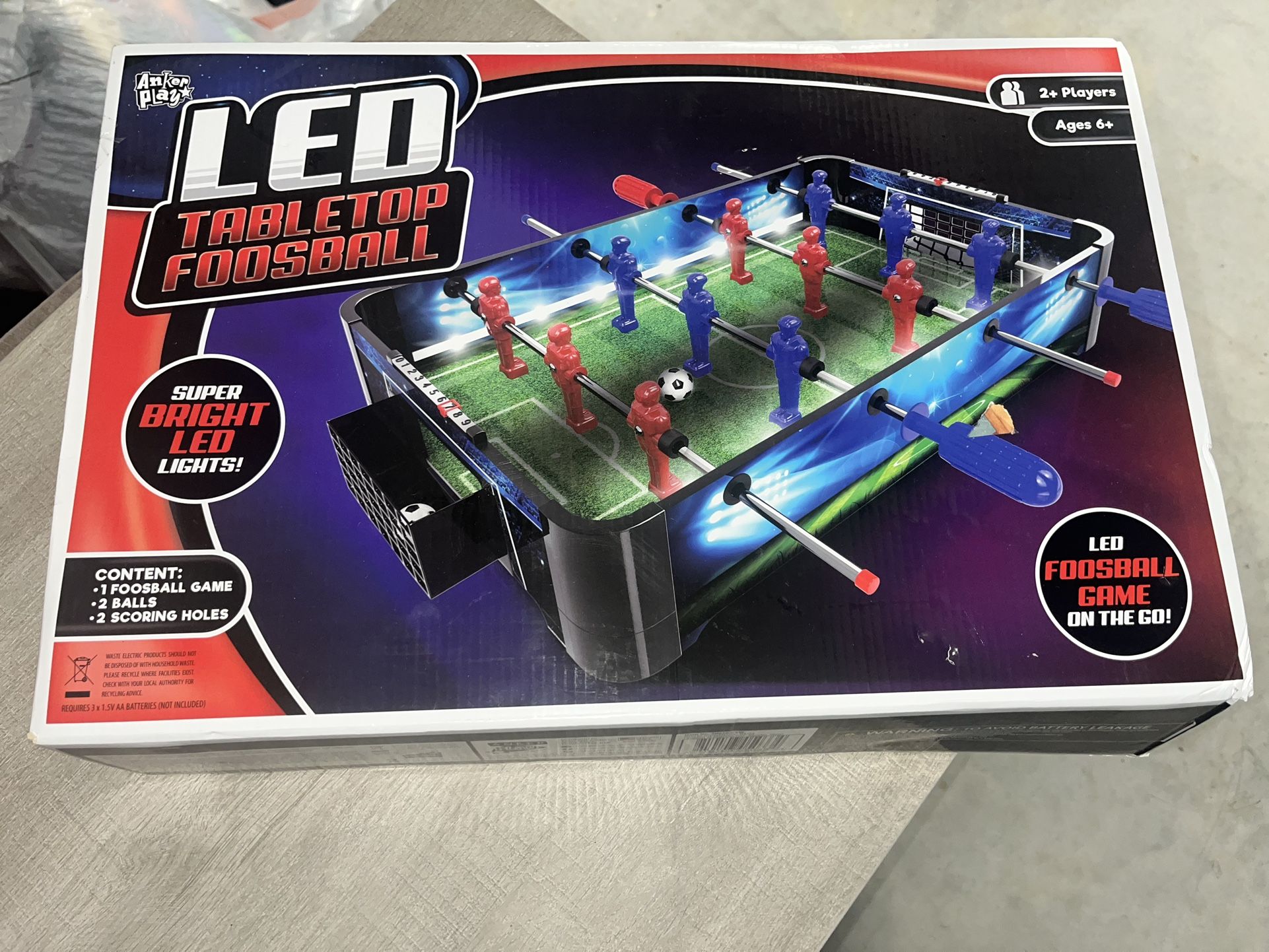 BRAND NEW LED Fooseball Table