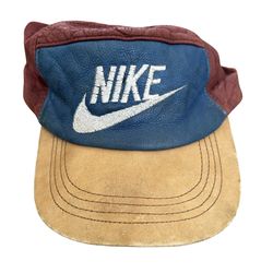 Vintage Nike Leather Hat RARE