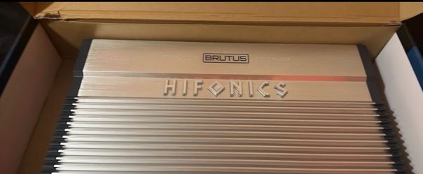 Hifonics Brutus 6000w no bass knob read description
