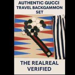 Travel Backgammon Gucci Set