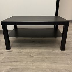 Sleek Black Coffee Table