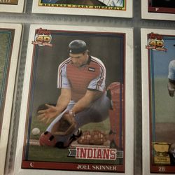 Tops #783 baseball card Jeff Skinner Cleveland Indians #baseball #MLB