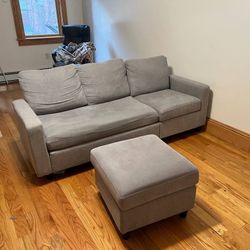 Sofa with Ottoman

