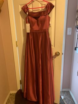 Formal mulberry color size 6 dress
