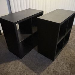 2 IKEA KALLAX SHELF UNITS
