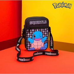 Pokemon Squirtle Crossbody Shoulder Bag Kids Travel Mini Messenger Bag New