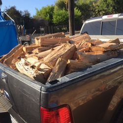155 worth of wood in a truck load