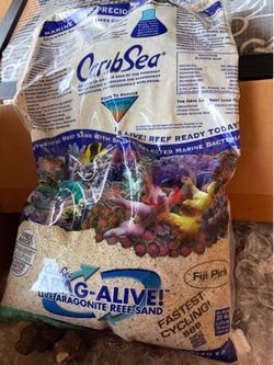 Caribsea Fiji Pink 20 pound live sand bag