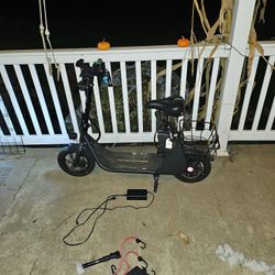 Barely used electric scooter runs great.