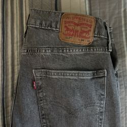Grey Levi Jeans Size 34x32 