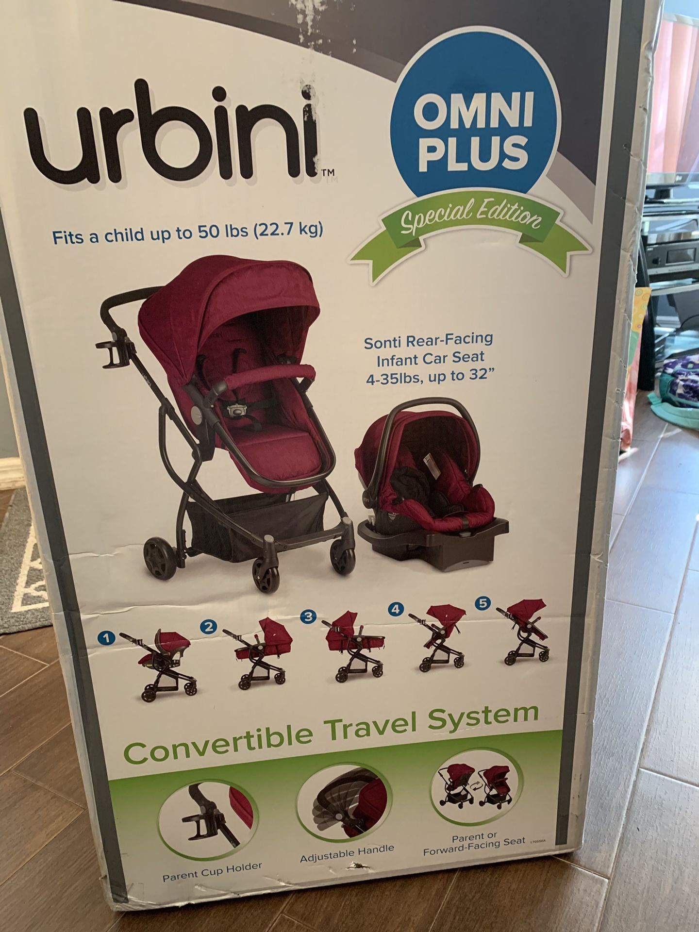 Urbini Stroller AND Car seat (New in box)