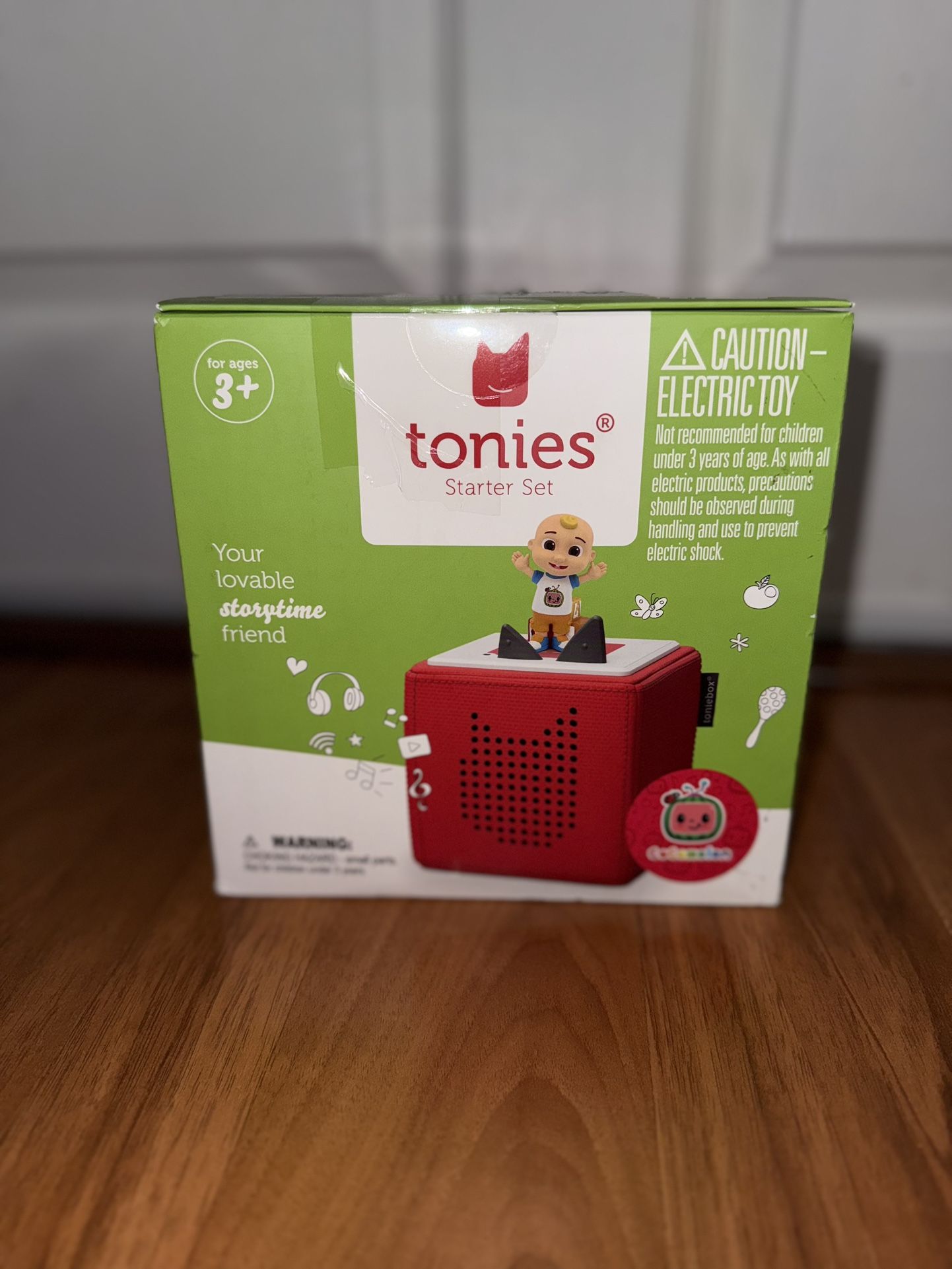 NEW SEALED Tonies CocoMelon Toniebox  Audio Player Starter Set With JJ INCLUDED