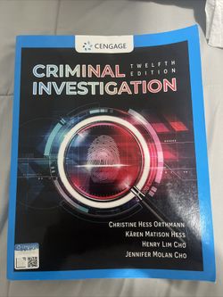 Criminal Investigation Twelfth Edition