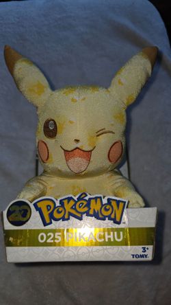 Pikachu 20th anniversary plushie
