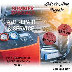 A/C Recharge and Parts