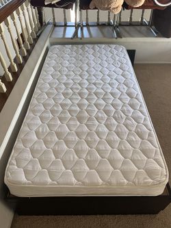 Twin Mattress And Bedframe 