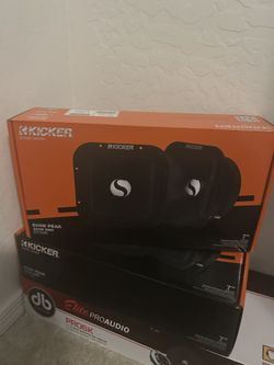 Kicker Loud Pro Speakers 