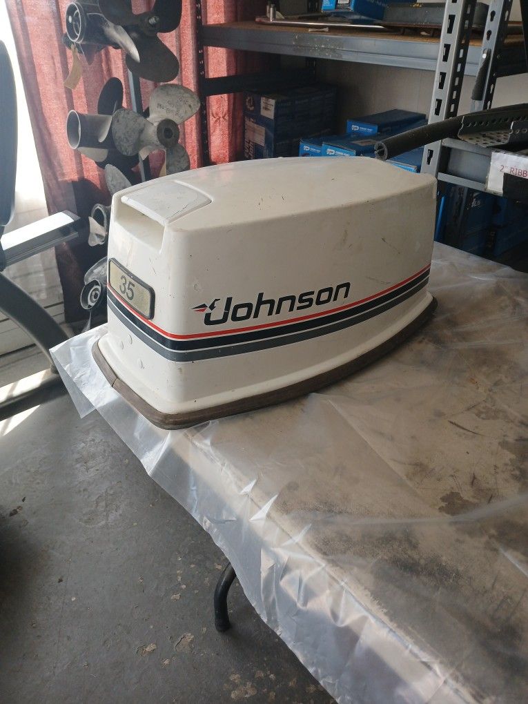 Johnson 35 Seahorse Outboard Top Cowling