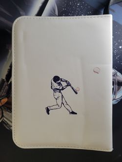 baseball theme card binder