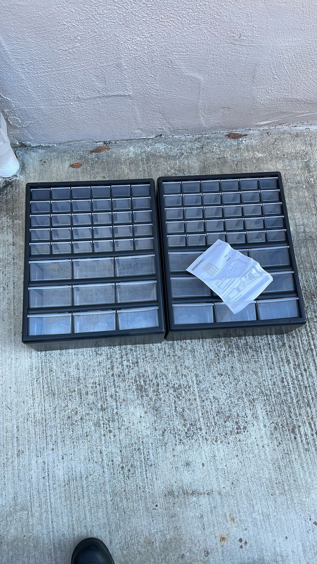 2- GreenPro Drawer Plastic Storage Organization 