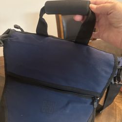 Navy Blue Messenger Bag