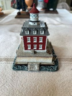 Harbour Lights New London Ledge Lighthouse Figurine Connecticut #406 C(contact info removed)