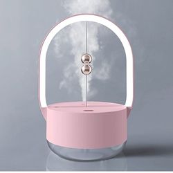 Portable Humidifiers with Night Light,350ML Mist Small Humidifier,USB Quiet Operation Desktop Humidifiers Creative Design Gift for Baby Bedroom Travel