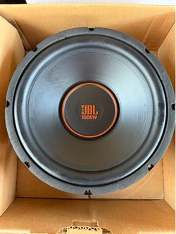 2 JBL - GX Series 12" Single-Voice-Coil 4-Ohm Subwoofer GX1200- Black