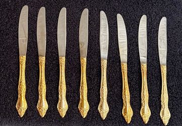 Royal Sealy Gold Plated Silverware