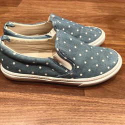 New Girls Shoes Slip-on Sneakers Size 12