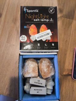 Spantik Pink Himalayan Salt Night Lights 2-pack