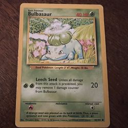 44/102 Bulbasaur 1995,96,98