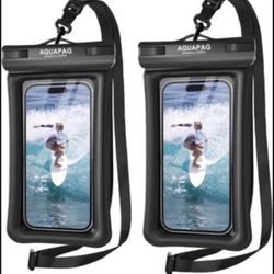 Brandnew Waterproof Phone Pouch 2 Pack-Up to 7.0"，Adjustable Neck Lanyard Floating Waterproof Phone Case for iPhone,Phone Dry Bags for Vacation Beach 
