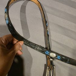 Vintage leather belt