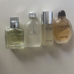Mini Calvin Klein Colognes 
