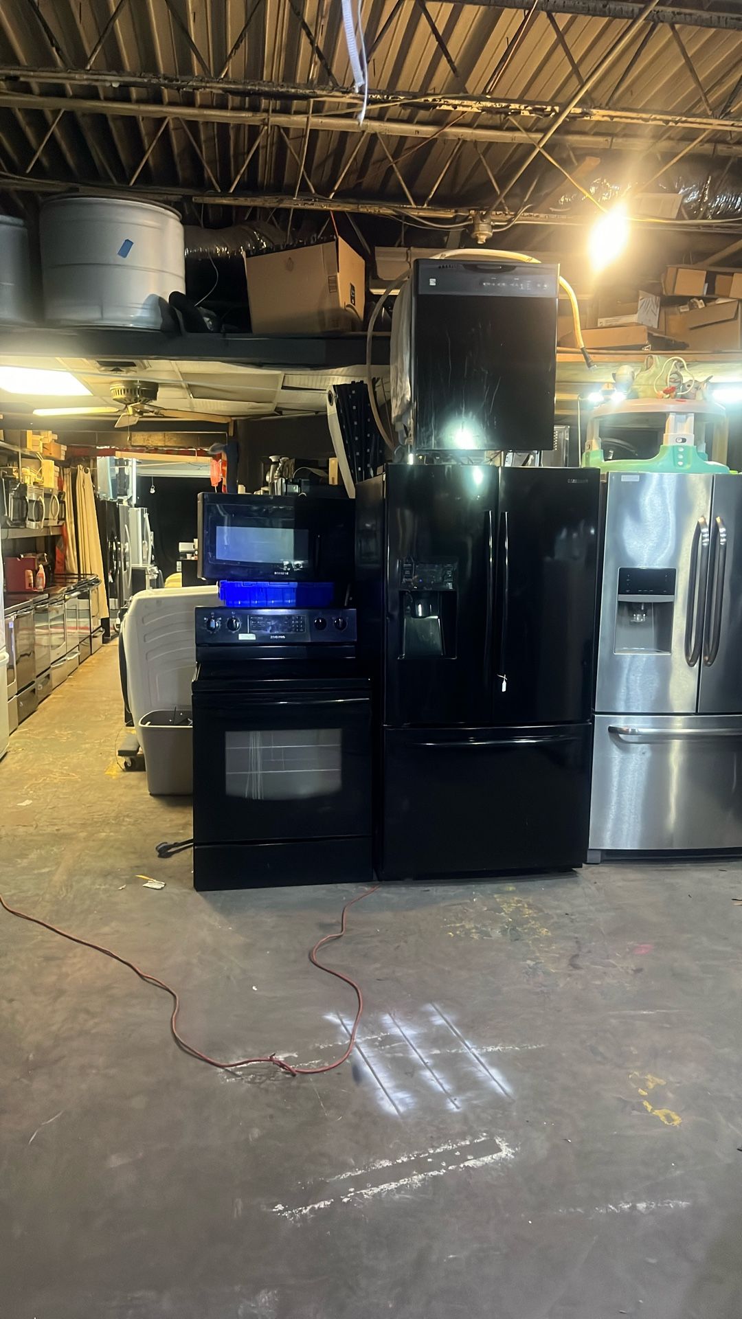 Refrigerator Stove Microwave Dishwasher