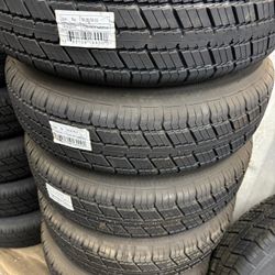 4 Trailer Tires And Rims $1200  205x75-15 
