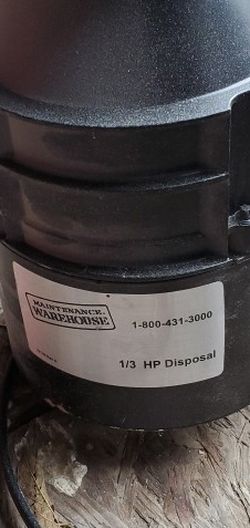 1/3 HP DISPOSAL