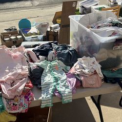Tons of baby clothes!