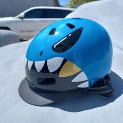 Nut Case Kids Bicycle Helmet With Visor 48cm - 52cm