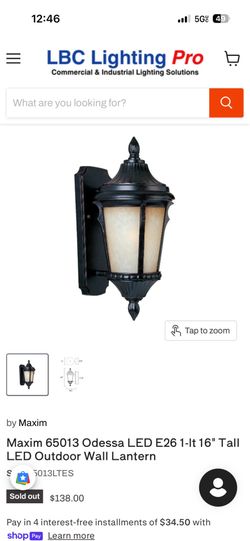 LED Outdoor Wall Lantern