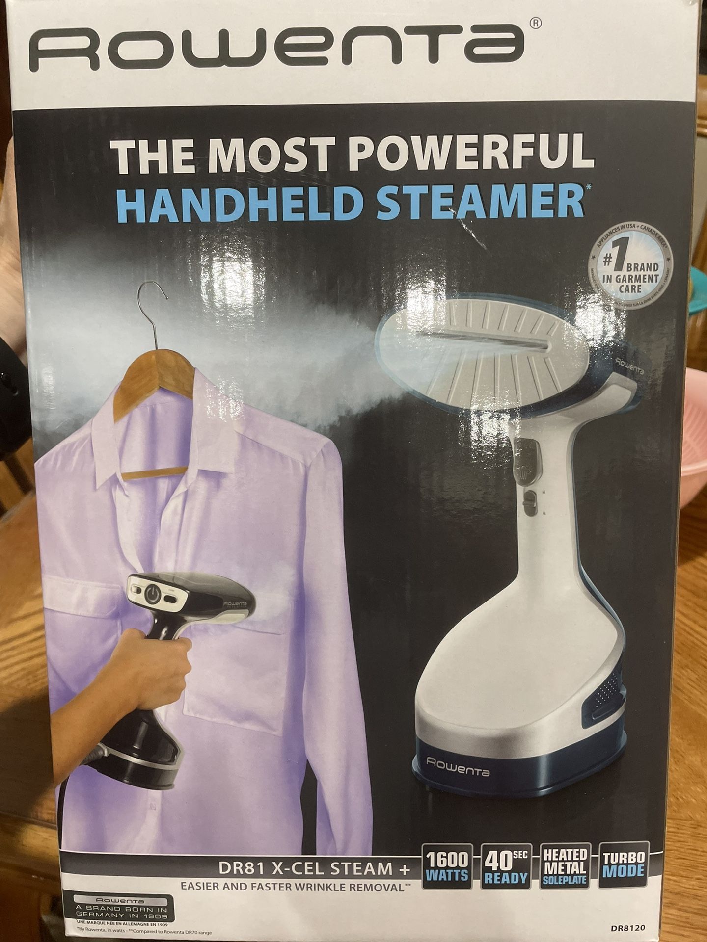 LNIB Rowenta DR81 Handheld Steamer + All Original Accessories