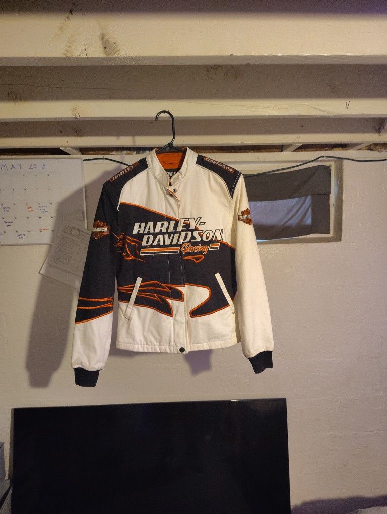 Women's Harley Davidson Racing Jacket Size M