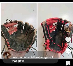 Baseball gloves Softball glove Relacing Cleaning and conditioning