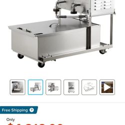 50 LB Mobile Fryer Oil Filter w/ Reversible Pum