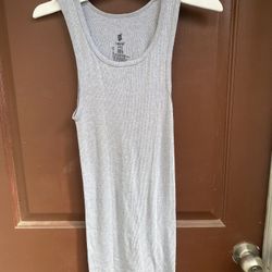 Men Tank Shirt Gray Small.