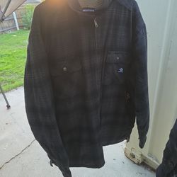 Wolverine Mens  Flannel Jacket 2xl $50 