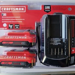 Craftsman V20 Batter And Charger Kit
