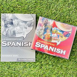 Learn To Speak Basic Spanish Tutorial Book & 4 CDs