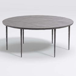 Crate and Barrel Staal Cast Aluminum Coffee Table
